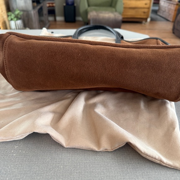 Alf the Label Suede Amy Tote in Camel - Picture 6 of 11